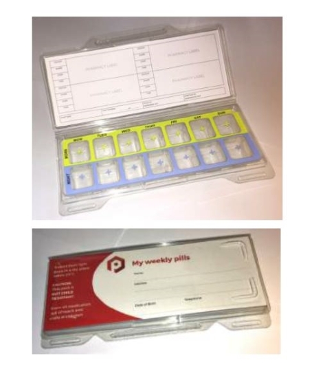 Picture of BLISTER TRAYS WEEKLY DUOS (200)