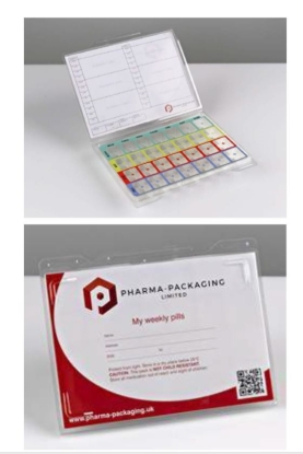 Picture of BLISTER TRAYS WEEKLY QUADS X-L (100)