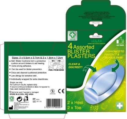 Picture of £1.49 BLISTER PLASTERS 4 PACK (12) AE18