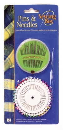 Picture of £1.00 PINS & NEEDLES SEWING BOX (12)