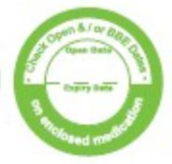 Picture of OPEN DATE/EXPIRY LABELS (ROLLS OF 1000)