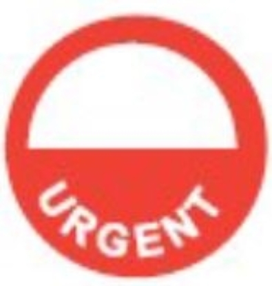 Picture of URGENT LABELS (ROLLS OF 1000)