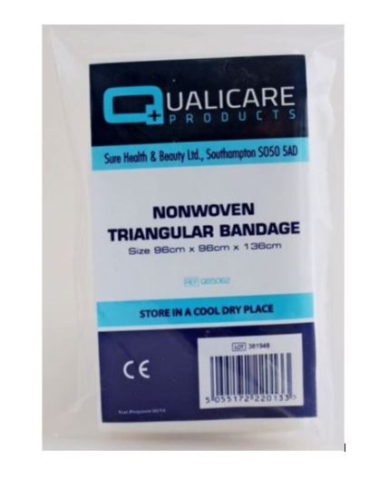 Picture of £0.69 QUALICARE TRIANGULAR BANDAGE (24)