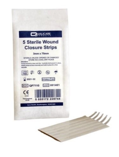 Picture of £0.49 QUALICARE 5 WOUND CLOSE.STRIPS (50