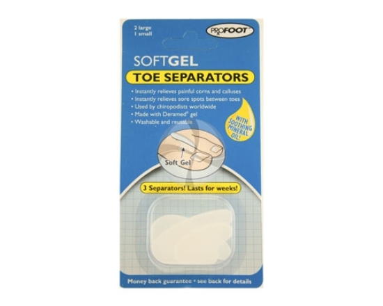 Picture of £2.79 PRO-FOOT SOFT GEL TOE SEPS (6)