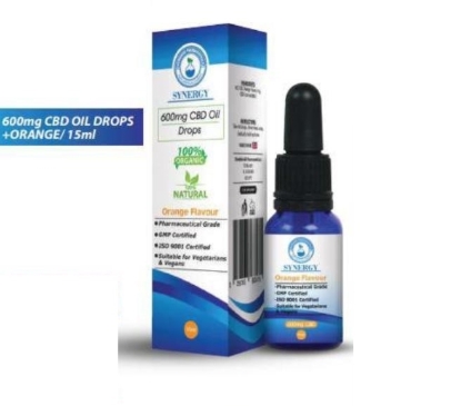 Picture of £38.99 CBD OIL 600mg (ORANGE) 15ml (1)