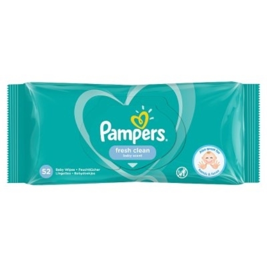 Picture of £1.00 PAMPERS BABY WIPES FRESH 52s(12)
