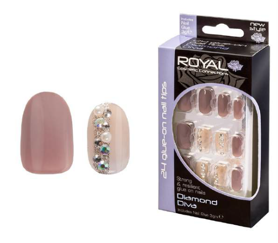 Picture of £2.99 ROYAL DIAMOND DEVA NAILS (6)