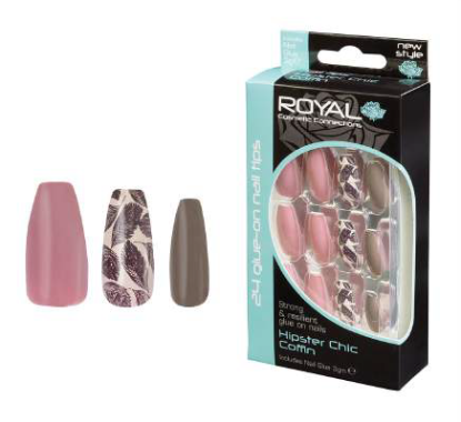 Picture of £2.99 ROYAL HIPSTER CHIC NAILS(6)NNAI234