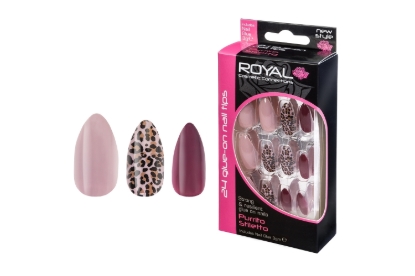 Picture of £2.99 ROYAL PURRITO STILLETO NAILS (6)