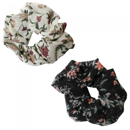 Picture of £1.00 FLORAL SCRUNCHIES (12)